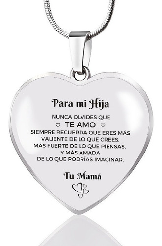 Dije Corazon Para Mi Hija De Mamá Con Cadena