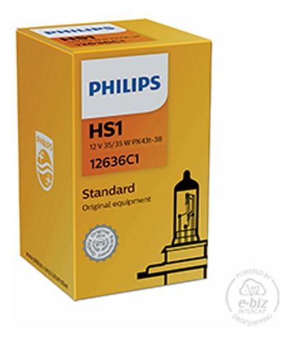 Lampara Delantera 12v 35/35w H4 Philips Hs1 12636 Titan New 