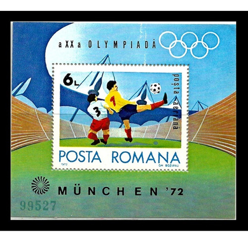 S1545 Romênia 1971-1972 3 Blocos Munique E Sapporo