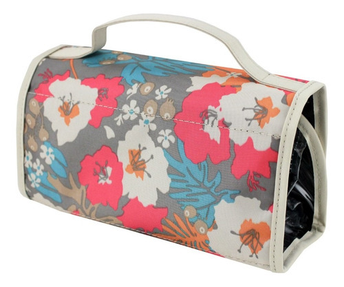 Necesaire Fem. Flor beige de Rocambole Abc17202, diseño de Jacki