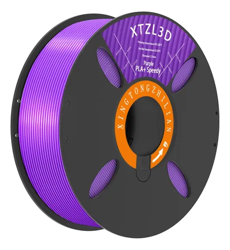 Filamento Xtzl3d Pla+ 1.75mm Morado Alta Velocidad