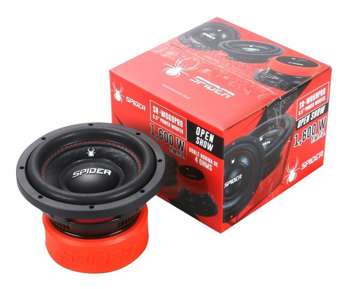 Subwoofer 6.5 Doble Bobina Sr-w669pro 2021 1,600w Color Negro