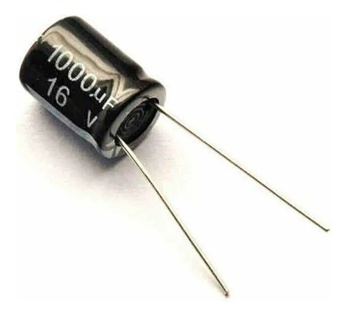 Capacitor Electrolítico De 1000uf A 16v, 10 Piezas