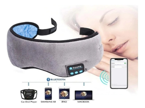... Máscara Para Dormir Eye Cap Con Auriculares Bluetooth Y