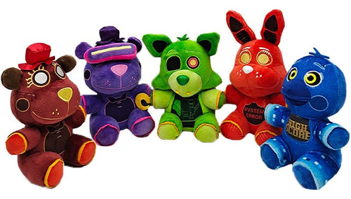 5x Fnaf Five Nights At Freddy's Peluche Muñeca Niños Regalo