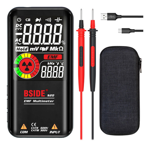 Emf Meter S20 Bside, Diodo Ohmímetro, Rango De Continuidad,