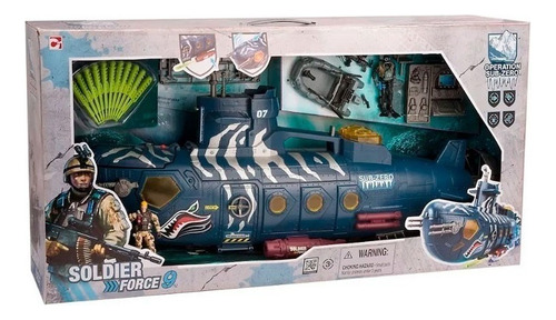 Set De Guerra Submarino Soldier Force Sub Zero 540055 Srj