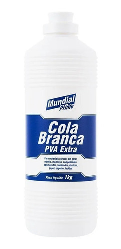 Cola Branca Extra Forte Tubo De 1kg Mundial Prime