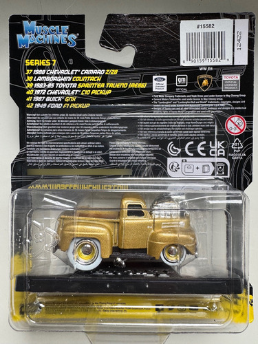 Muscle Machines 1.64 Ford 1949 Sinonimo De Poder Y Músculo Dorado Oscuro