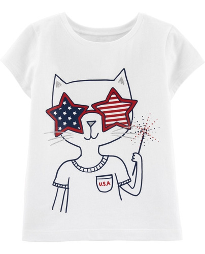 Blusa Carter's Manga Curta