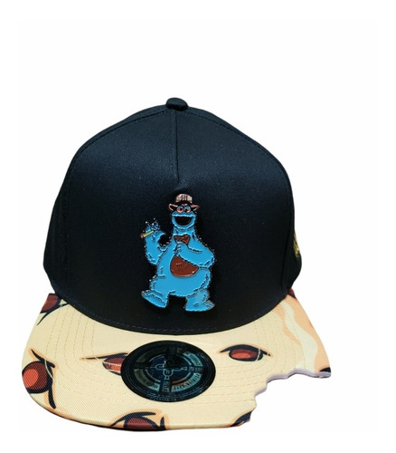 Gorra Mr Kash Cookie Monster Snapback Monstruo Las Galletas