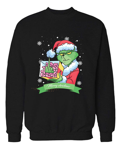 Buzo Grinch Dedo Medio Memoestampados