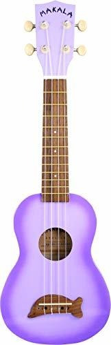 Ukelele Soprano Kala Makala Dolphin Con Funda - Purple Burst