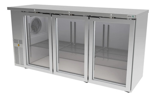 Refrigerador De Contra Barra Cristal Asber Abbc-24-72-sg Hc