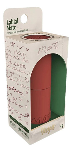 Yuya Labial Mate En Barra Tono Marte 1 Pz Marte