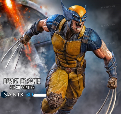Archivo Stl Impresión 3d - Xmen - Wolverine Sanix