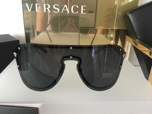 Lentes Versace 2180 1000/5a. 100% Auténticos. Dorado Plateado/negro