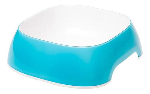Imagen 1 de 1 de Tazon Para Perros Y Gatos Glam Medium Light Blue Bowl 0.4 Lt