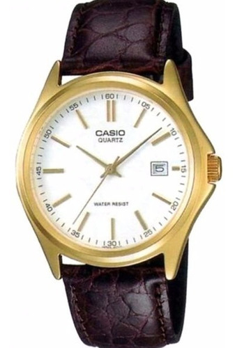 Reloj Casio Mtp 1183q 7a/ Correa Cuero Genuino