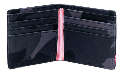 Imagen 3 de 3 de Billetera Herschel Roy night camo poliéster 600d