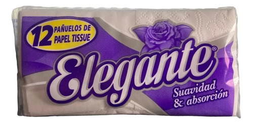 Pañuelos Papel Tissue Elegante Doble Hoja 1 Paquete