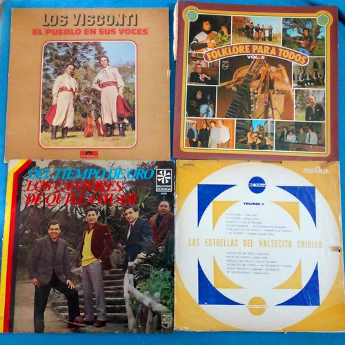 Lote 10 Vinilos Folklore Fronterizos Visconti Quilla Huasi Edición Limitada