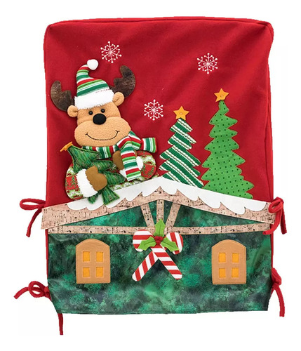 Paquete De 4 Fundas Navideñas Para Sillas Adornos De Navidad