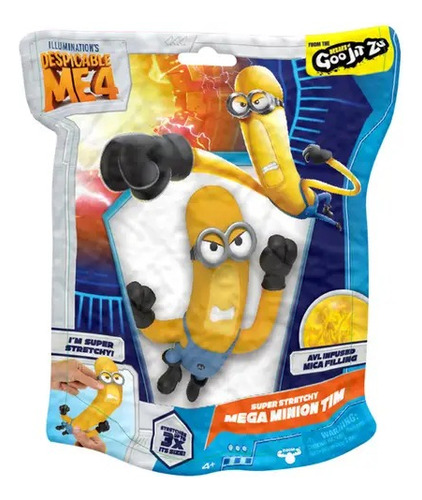 Mi Villano Favorito Minion Tim Super Stretchy Mega Goojitzu
