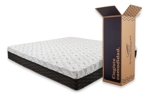 Colchón En Caja Sueño Dorado Box Plus King 180x200 Espuma