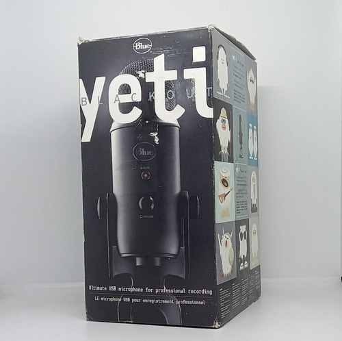 Micrófono Blue Yeti Condensador Blackout (openbox)