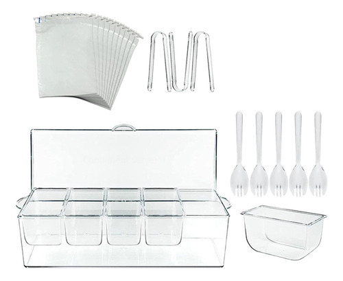 Para Juego De Bandejas Para Servir Con Hielo, Plato De