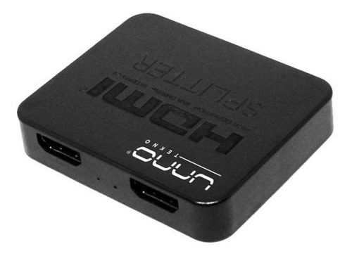 Imagen 2 de 3 de Splitter Hdmi 1 Entrada 2 Salidas 4k / 3d Unno Tekno *itech
