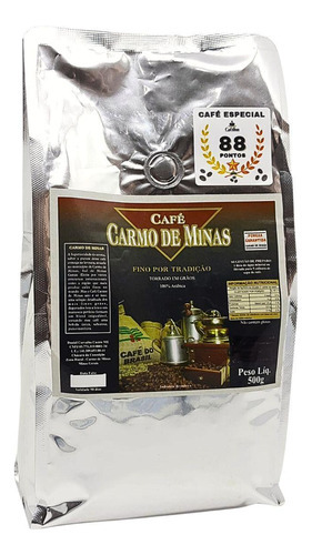 Café Especial Torrado E Moído Carmo De Minas 500g Platinum