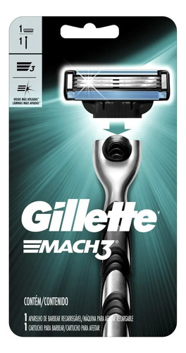 Máquina para afeitar Gillette Mach3 Regular