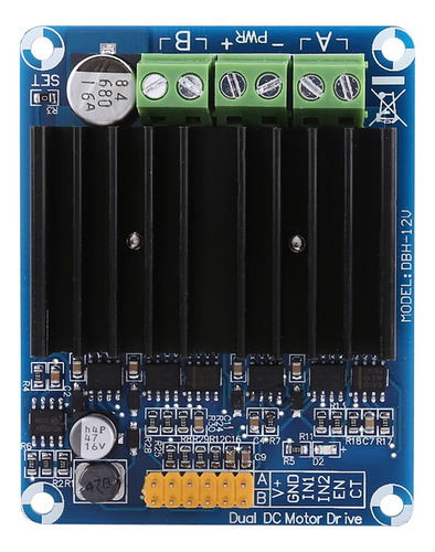1*dc5-12v Módulo Controlador Motor De Puente H Doble Canal