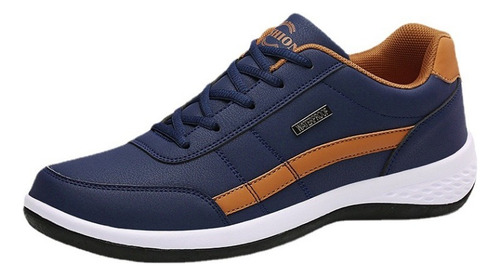 Calzado Hombre Antiderrapante Confort Step Tenis Blancos Ten