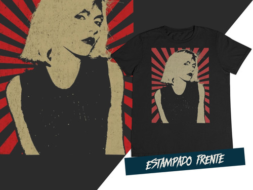 Camiseta Rock Pop New Wave Blondie C1