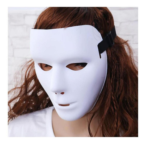 Máscaras Para Disfraz Bonitas, Mxkmk-005, 5pzas, 15.3x18.5cm Color Blanco KrulMascKids