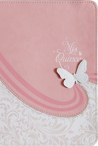 Biblia Mis Quince - Rosa Y Blanco Simil Piel - Rv 1960