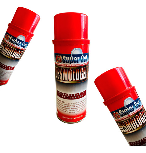 Desmoldante Silicon Concentrado En Spray 330gr 12 Piezas