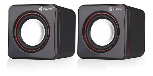 Imagen 3 de 4 de Cornetas Kisonli V310 Usb Para Pc Computadora