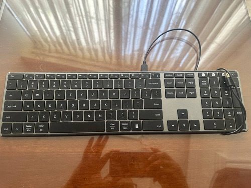 Teclado Inalámbrico Recargable Ultradelgado