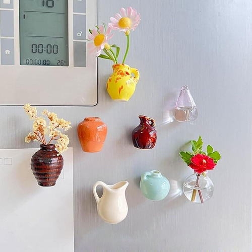 Jjzs Vaso Magnético Para Vasos Florais De Imitação Para