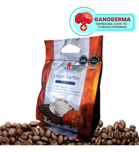 Café 3 En 1 Con Ganoderma Dxn - Bolsa Completa De 20 Sobres