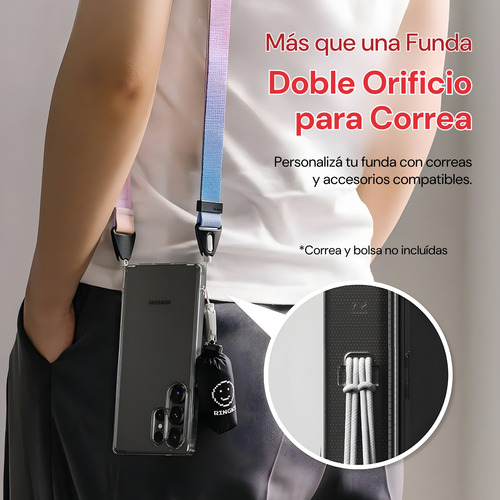 Funda Protectora Para Samsung S25 Ultra Ringke Fusion Slim Clear