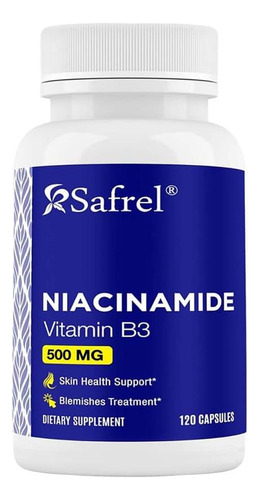 Niacinamida 500mg Vitamina B3 Salud De La Piel 120caps Prime