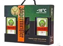 Comprar Licor Jägermeister 56 Hierbas Dúo Caja 2 ×500= 1 L +2 Shots 