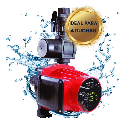 Imagen 1 de 10 de Bomba Rowa Sfl 20 Presurizadora Elevadora Presion 1,9 Bar - 0,5 Hp - Caudal Máximo: 4.000 Litros / Hora - Oferta!