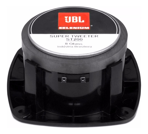 Kit 2 Super Tweeter Selenium St200 140wrms O Par + Capacitor Cor Preto