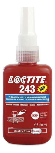 Loctite 243 50g Trava Rosca Médio Torque Henkel